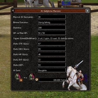 Metin2 Horse Manager System